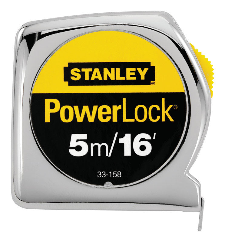 Stanley PowerLock 16 ft. L X 0.75 in. W Compact Tape Measure