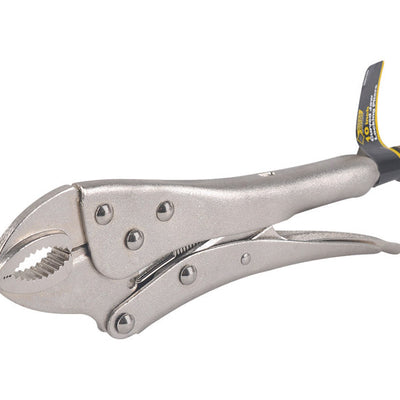 Steel Grip 10 in. Drop Forged Steel Curved Locking Pliers