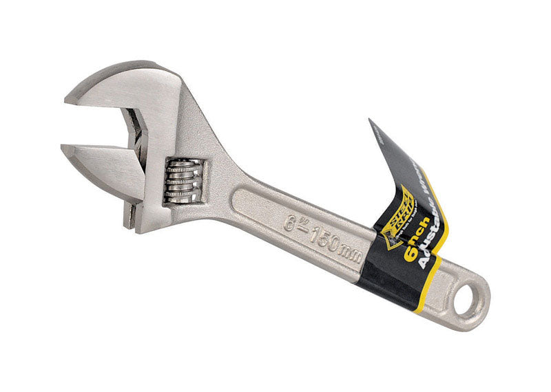 Steel Grip Adjustable Wrench 6 in. L