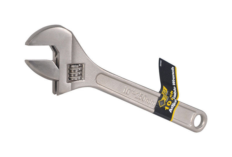Steel Grip Adjustable Wrench 10 in. L