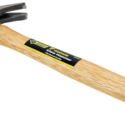Steel Grip 7 oz Smooth Face Claw Hammer Wood Handle