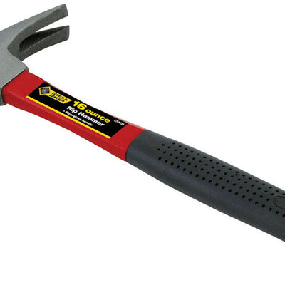 Steel Grip 16 oz Smooth Face Rip Hammer Fiberglass Handle