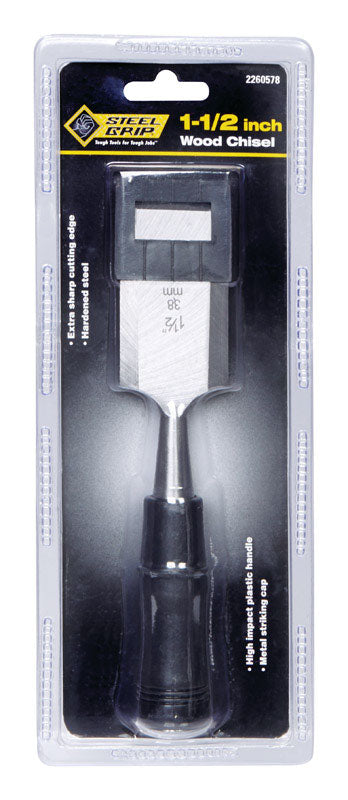 Steel Grip 1-1/2 in. W X 4 in. L Wood Chisel