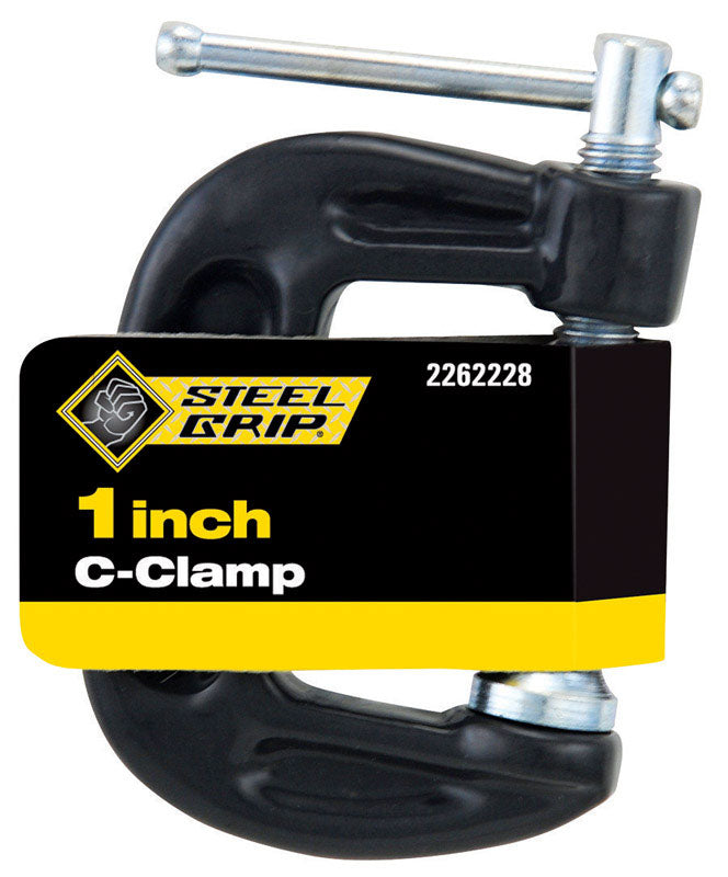 Steel Grip 1 in. Adjustable C-Clamp