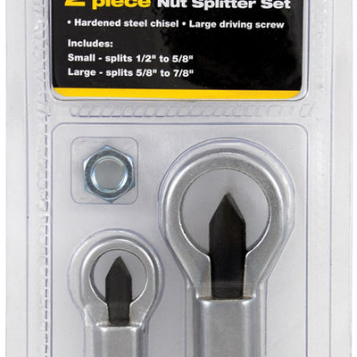 Steel Grip 1/2 in. Steel Nut Splitter Set 4-1/2 in. 2 pc