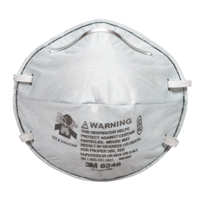 3M R95 Household Cleaner Half Face Respirator White