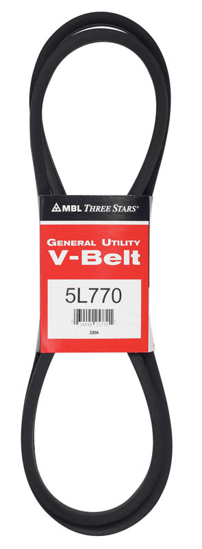 Mitsuboshi FHP General Utility V-Belt 0.63 in. W X 77 in. L For Fractional Horsepower Motors