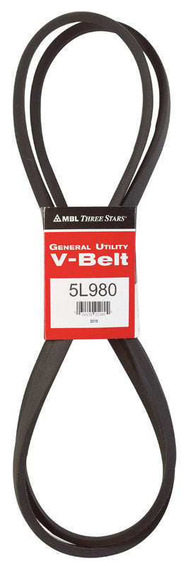Mitsuboshi FHP General Utility V-Belt 0.63 in. W X 98 in. L For Fractional Horsepower Motors