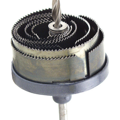 GreatNeck Assorted in. Steel 1 in. L X 1/4 in. D 7-in-1 Hole Saw