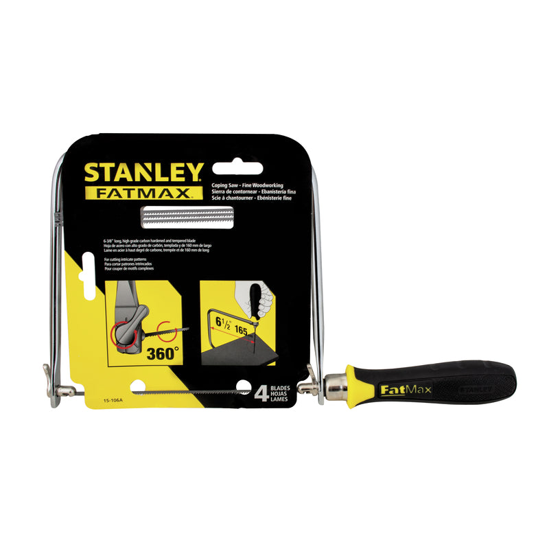 Stanley FatMax 6-3/8 in. Carbon Steel Coping Saw 15 TPI 3 pc