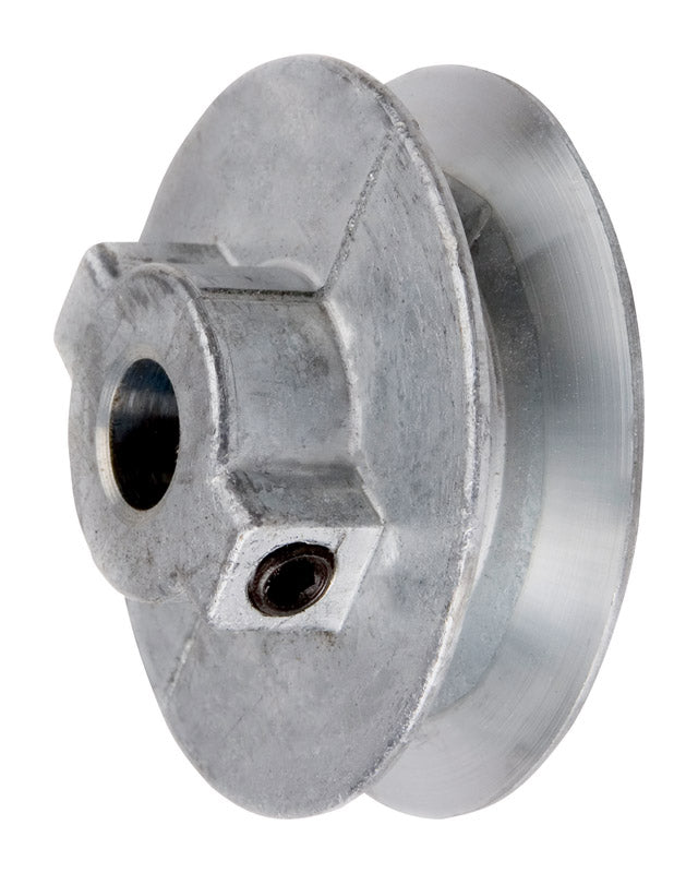 Chicago Die Cast 2 in. D X 1/2 in. D Zinc Single V-Grooved Pulley