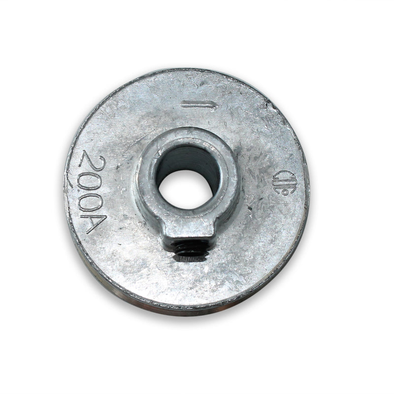 Chicago Die Cast 2 in. D X 1/2 in. D Zinc Single V-Grooved Pulley