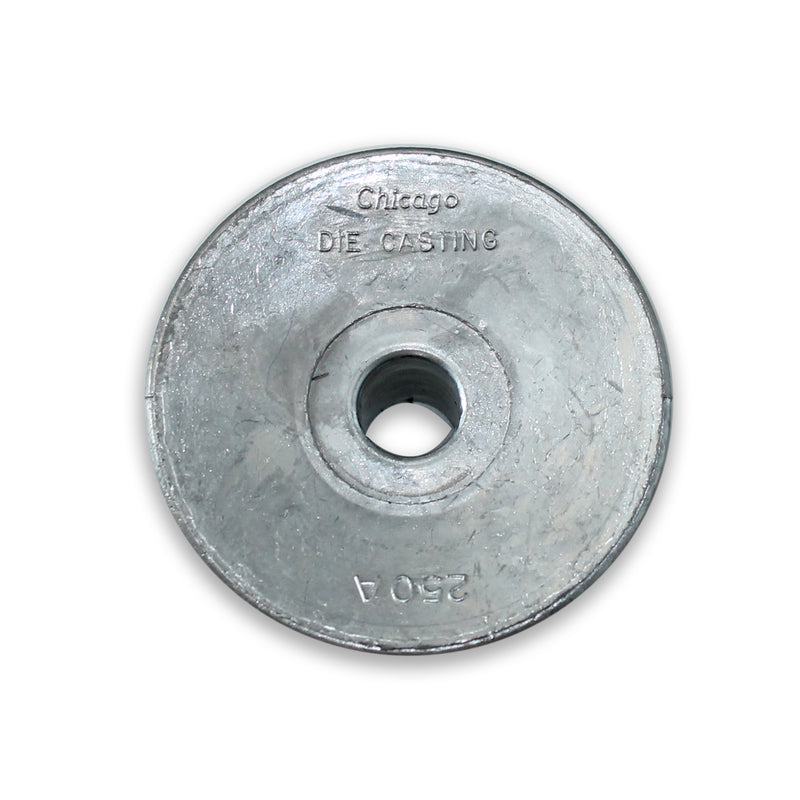 Chicago Die Cast 2-1/2 in. D X 1/2 in. D Zinc Single V-Grooved Pulley