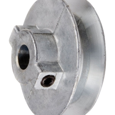 Chicago Die Cast 3 in. D X 1/2 in. D Zinc Single V-Grooved Pulley