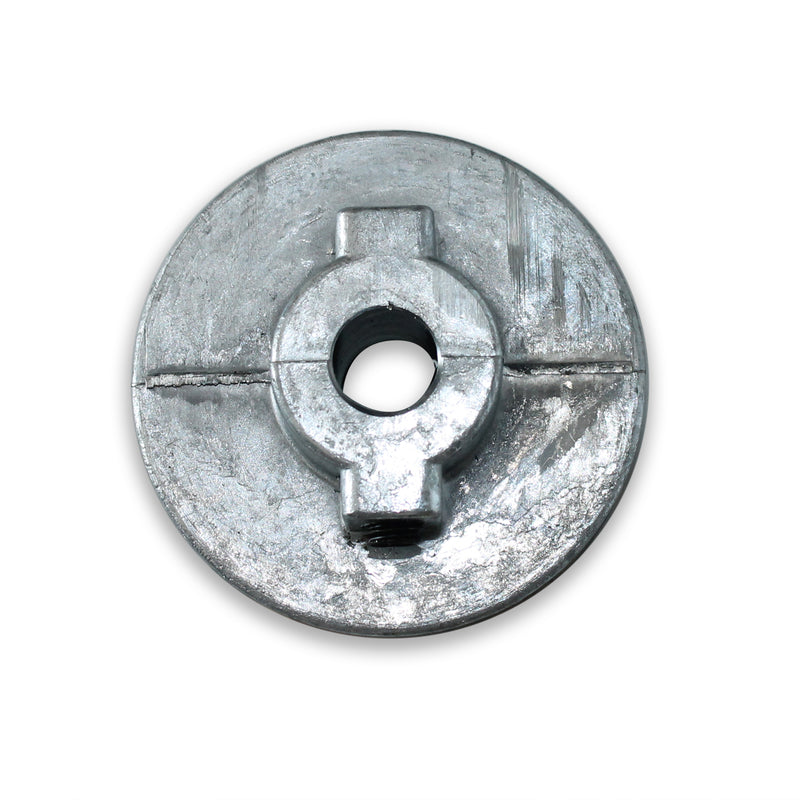 Chicago Die Cast 3 in. D X 1/2 in. D Zinc Single V-Grooved Pulley