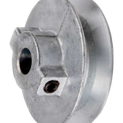Chicago Die Cast 3-1/2 in. D X 1/2 in. D Zinc Single V-Grooved Pulley