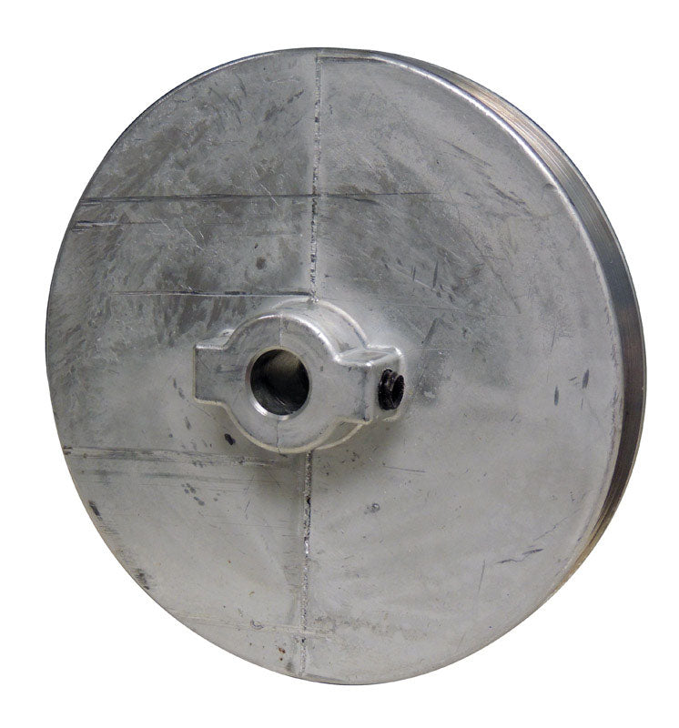 Chicago Die Cast 5 in. D X 1/2 in. D Zinc Single V-Grooved Pulley
