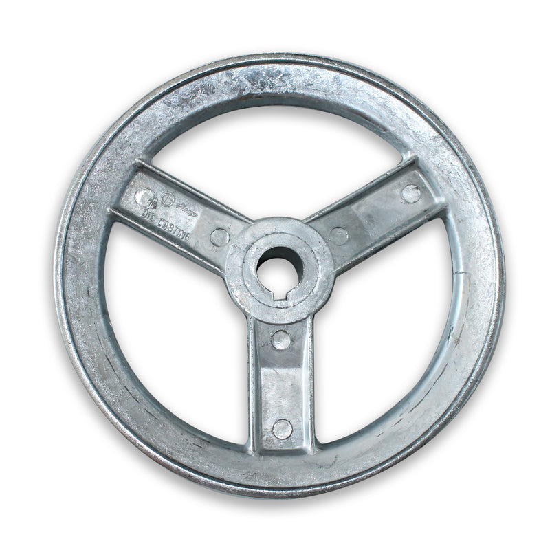 Chicago Die Cast 6 in. D X 5/8 in. D Zinc Single V-Grooved Pulley