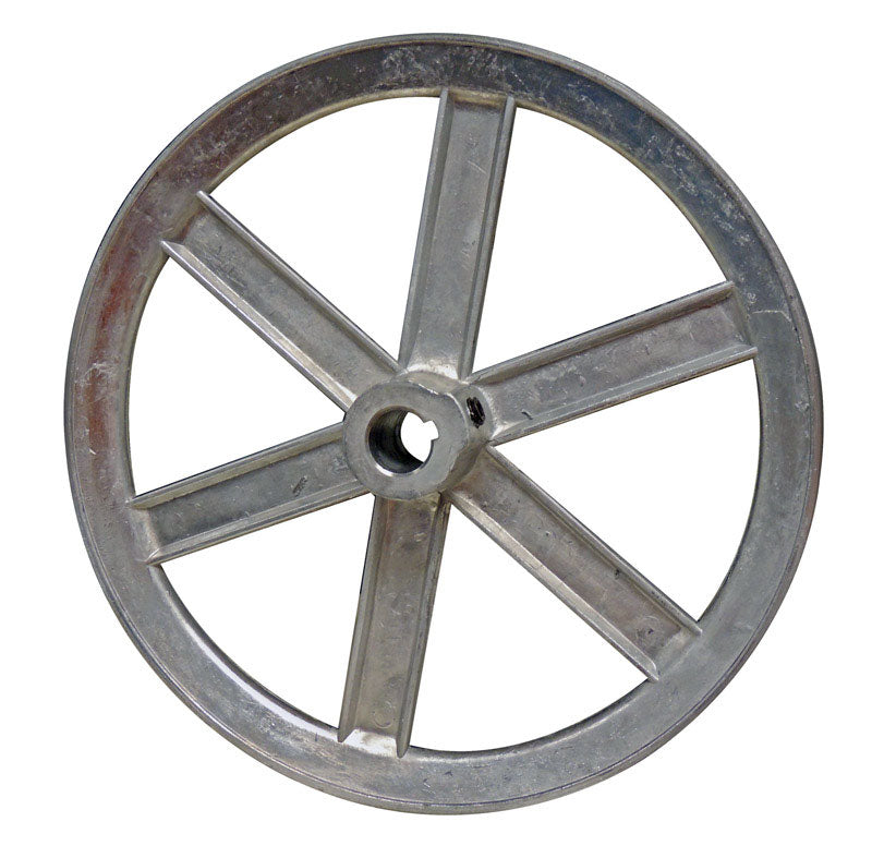 Chicago Die Cast 8 in. D X 5/8 in. D Zinc Single V-Grooved Pulley