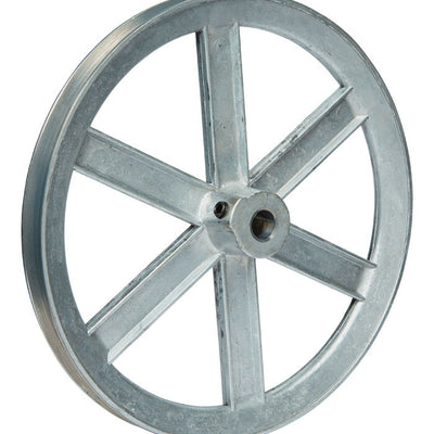 Chicago Die Cast 8 in. D X 3/4 in. D Zinc Single V-Grooved Pulley