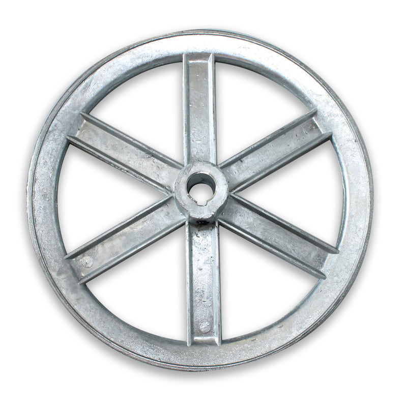 Chicago Die Cast 10 in. D X 3/4 in. D Zinc Single V-Grooved Pulley