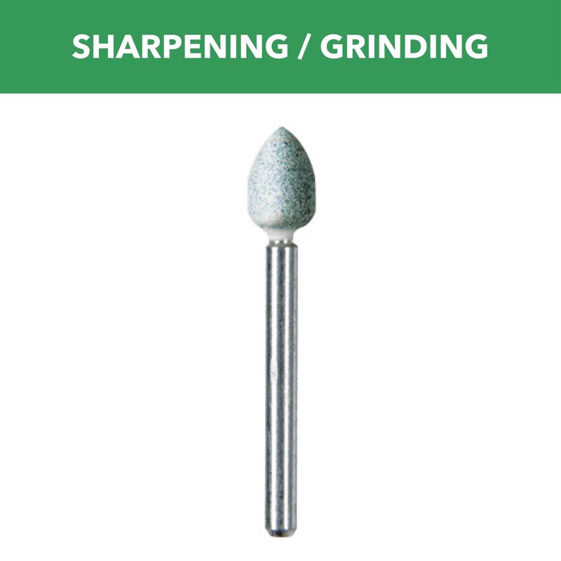 Dremel 9/32 in. D X 9/32 in. L Silicon Carbide Grinding Stone Conical 35000 rpm