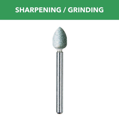Dremel 9/32 in. D X 9/32 in. L Silicon Carbide Grinding Stone Conical 35000 rpm
