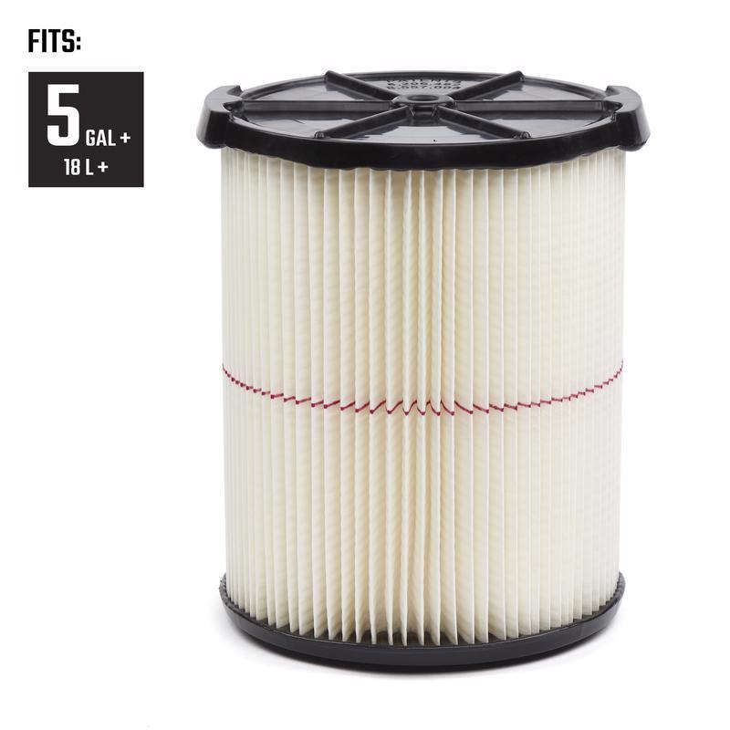 Craftsman 6.75 in. D General Purpose Wet/Dry Vac Cartridge Filter 5-20 gal