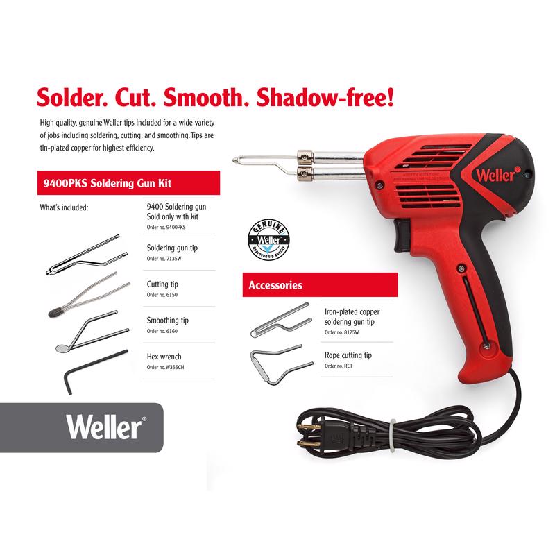 Weller Corded Soldering Gun Kit 140 W