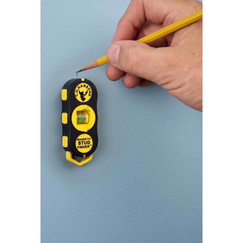 C.H. Hanson 03040 4.625 in. L X 1.5 in. W Magnetic Stud Finder 2 in.