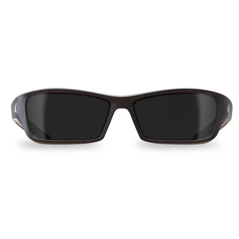 Edge Eyewear Reclus Anti-Fog Wraparound Safety Glasses Smoke Lens Black Frame