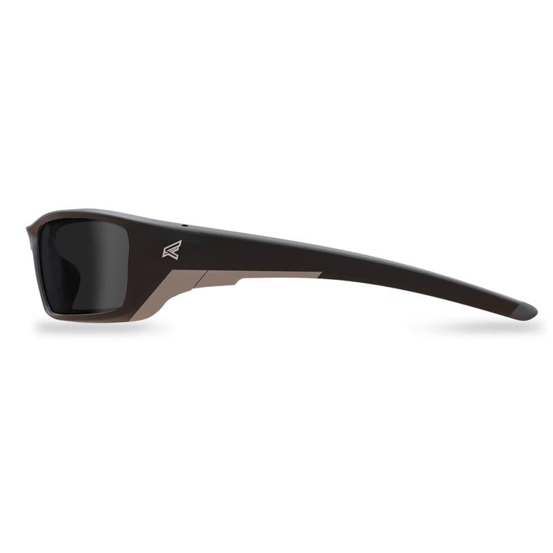 Edge Eyewear Reclus Anti-Fog Wraparound Safety Glasses Smoke Lens Black Frame