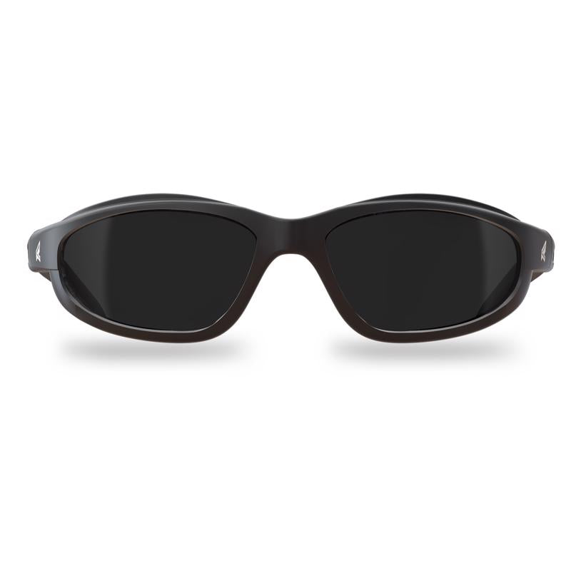 Edge Eyewear Dakura Anti-Fog Wraparound Safety Glasses Smoke Lens Black Frame