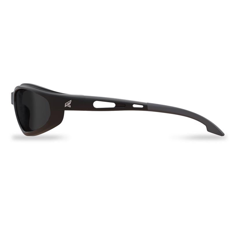 Edge Eyewear Dakura Anti-Fog Wraparound Safety Glasses Smoke Lens Black Frame