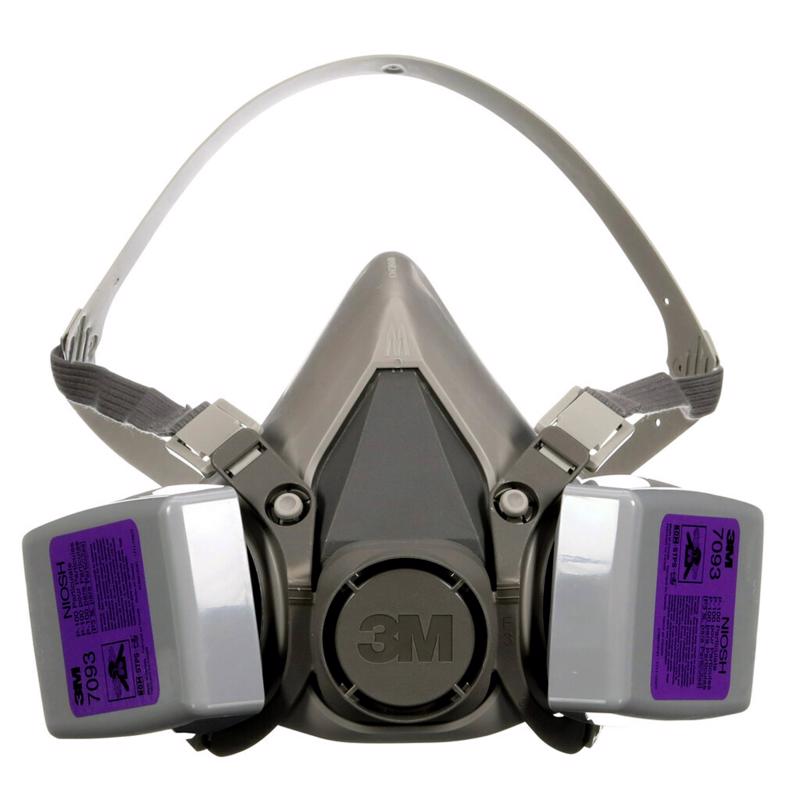 3M P100 Lead Paint Removal Respirator Valved Gray M