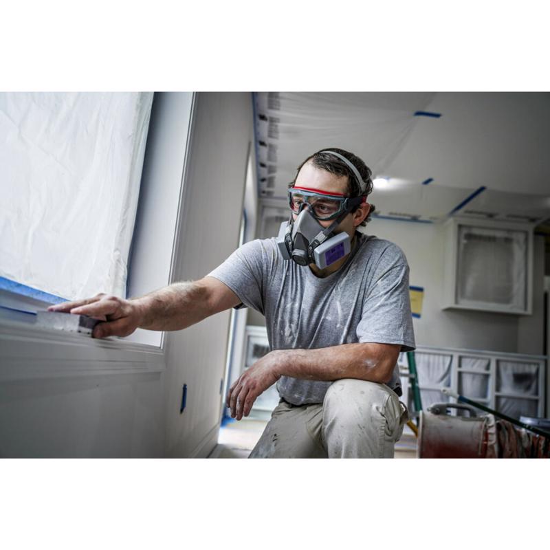 3M P100 Lead Paint Removal Respirator Valved Gray M
