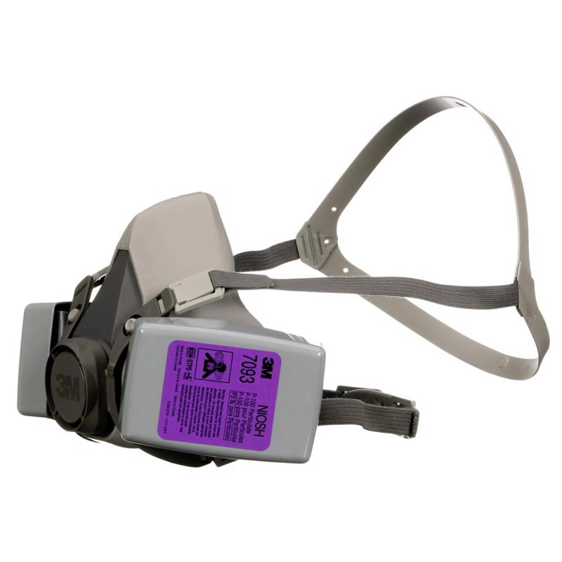 3M P100 Lead Paint Removal Respirator Valved Gray M