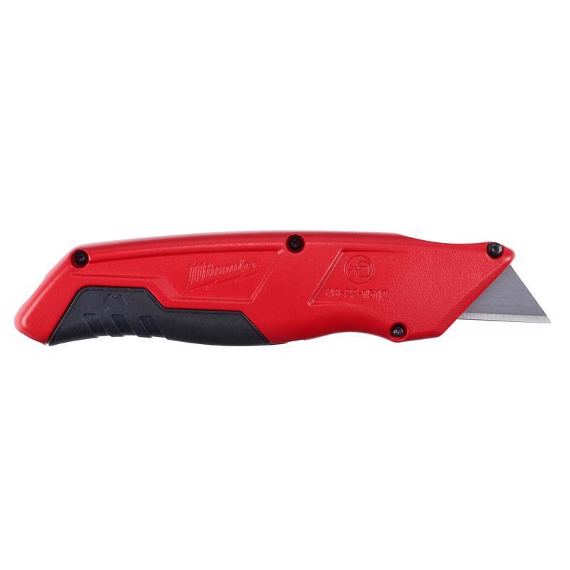 Milwaukee 6.25 in. Side Slide Utility Knife Red