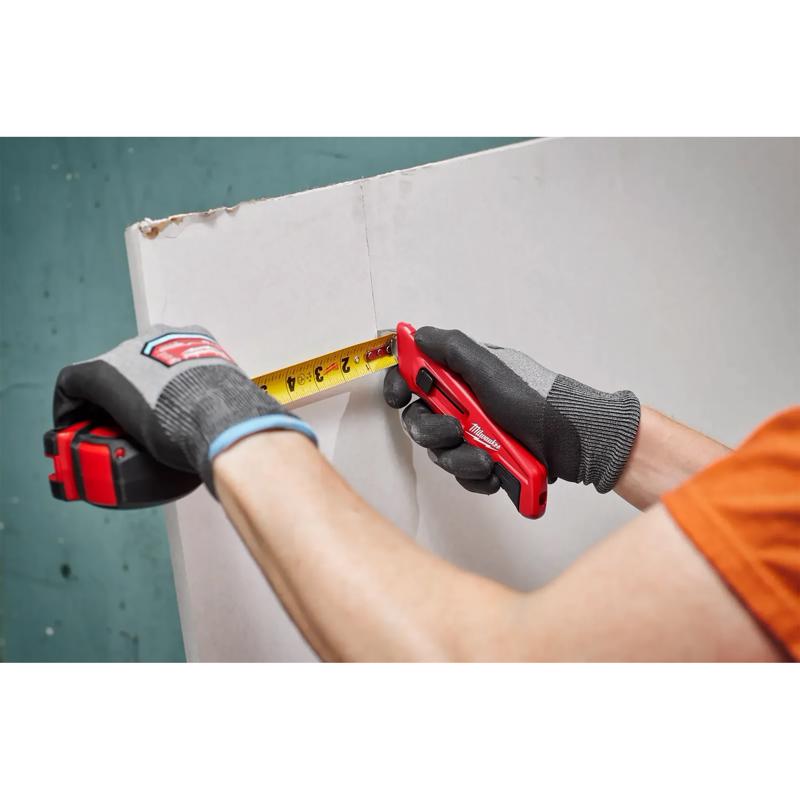 Milwaukee 6.25 in. Side Slide Utility Knife Red