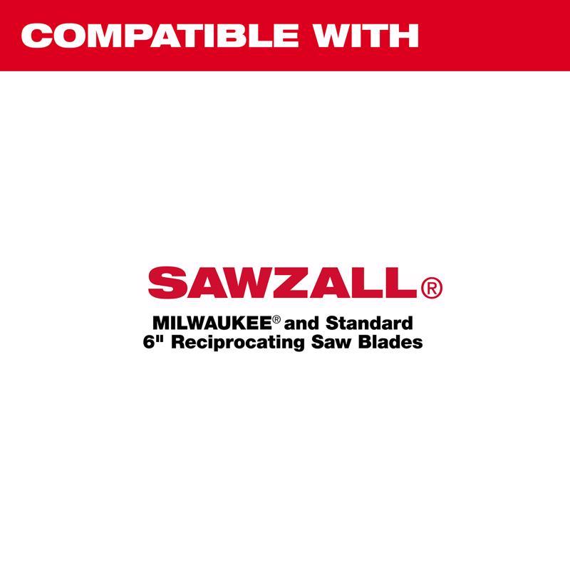 Milwaukee Sawzall 6 in. Bi-Metal Folding Jab Saw 8 TPI