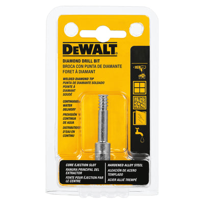 DeWalt 3/16 in. X 2-1/4 in. L Diamond Tipped Tile Drill Bit Straight Shank