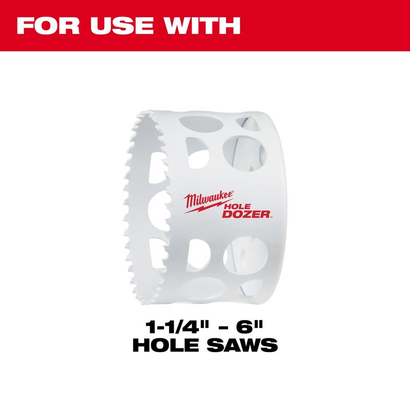 Milwaukee Hardened Steel 3/8 in. D Hole Saw Arbor