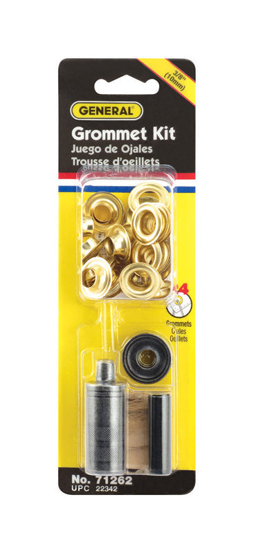 General 3/8 in. D Brass Grommet Kit