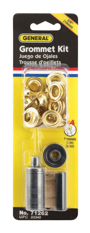 General 3/8 in. D Brass Grommet Kit