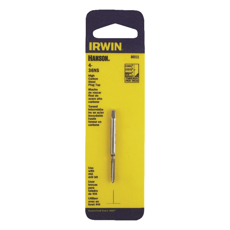 Irwin Hanson High Carbon Steel SAE Plug Tap 4-36