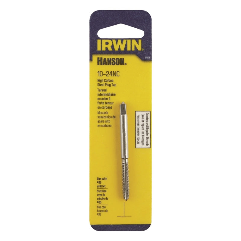 Irwin Hanson High Carbon Steel SAE Plug Tap 10-24