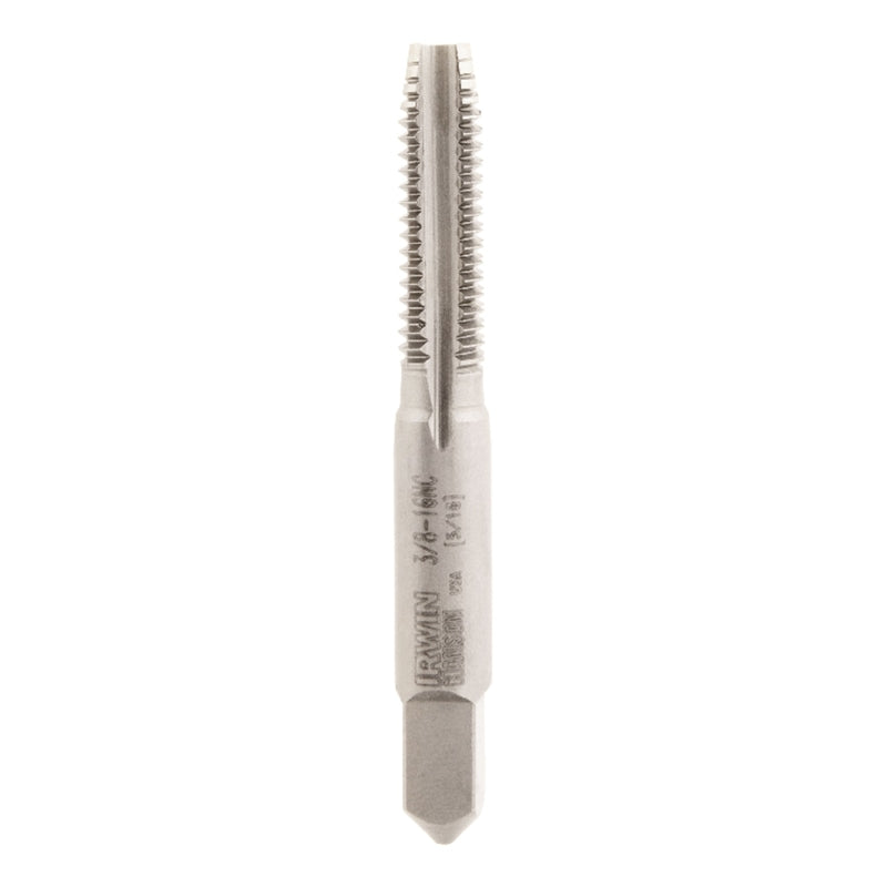 Irwin Hanson High Carbon Steel SAE Fraction Tap 3/8 in.
