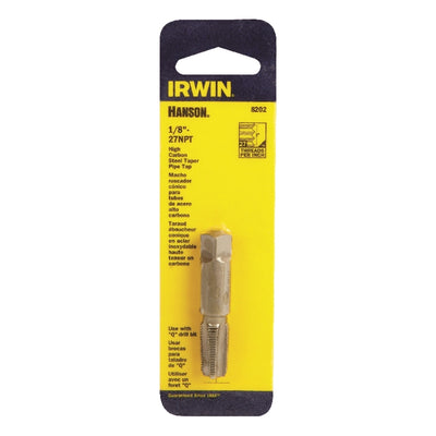 Irwin Hanson High Carbon Steel SAE Plug Tap 1/8 in.