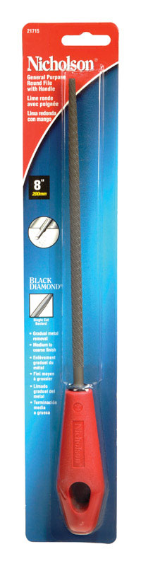 Crescent Nicholson 8 in. L X 5/16 in. W High Carbon Steel Bastard Cut File