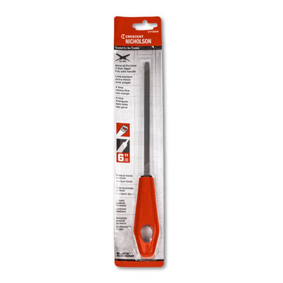 Crescent Nicholson 6 in. L X 2.5 in. W High Carbon Steel Single Cut Taper File